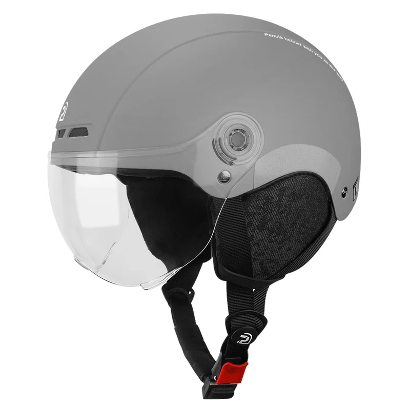 PEMILA-Casque de vélo avec lunettes - Protection et Style pour Cyclistes Urbains