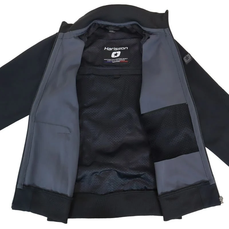 Veste Moto Softshell Laminé Femme Harisson Prelude Lady Noir CE