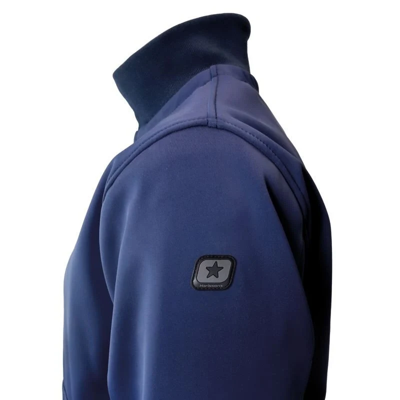 Veste Moto Softshell Laminé Homme Bleu | Prelude CE