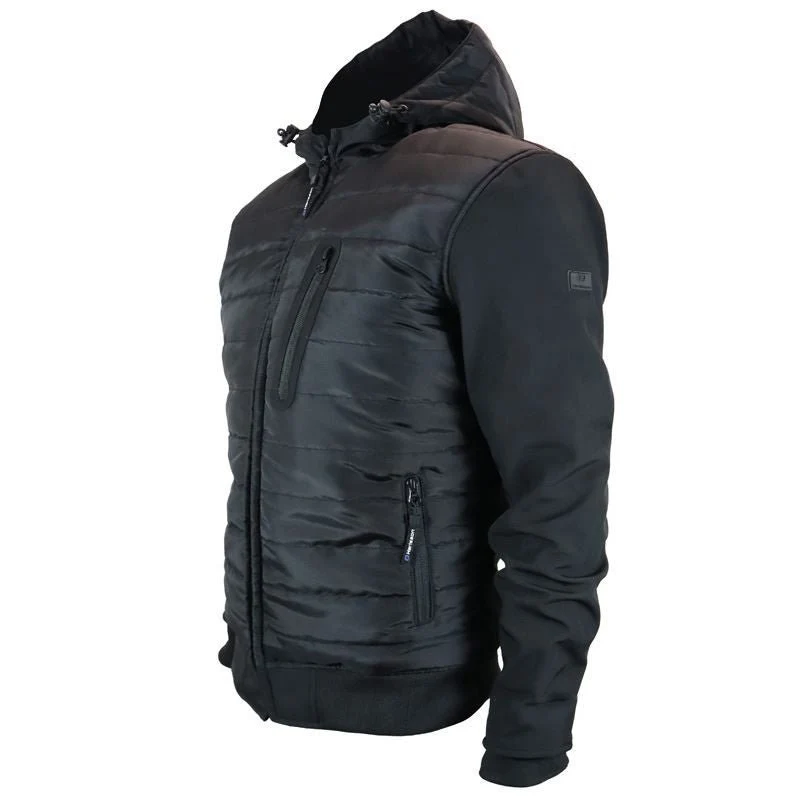 Veste Moto Softshell Homme Harisson Aspen Noir CE