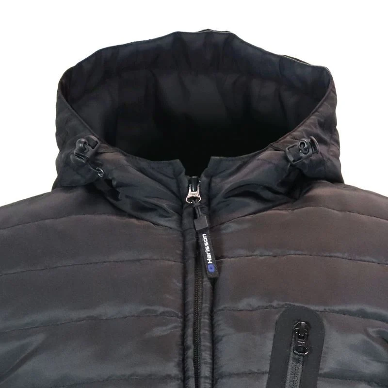 Veste Moto Softshell Homme Harisson Aspen Noir CE
