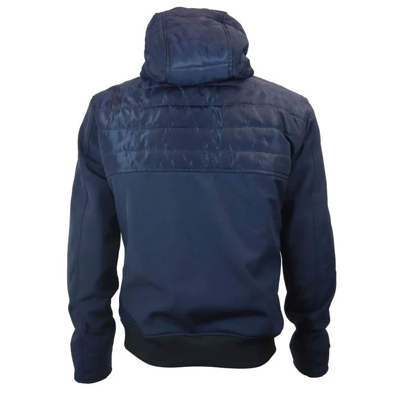 Veste Moto Softshell Homme Harisson Aspen Bleu CE