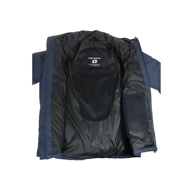 Veste Moto Nylon Déperlant Double Couche Homme Harisson Suburban Gris Paris CE