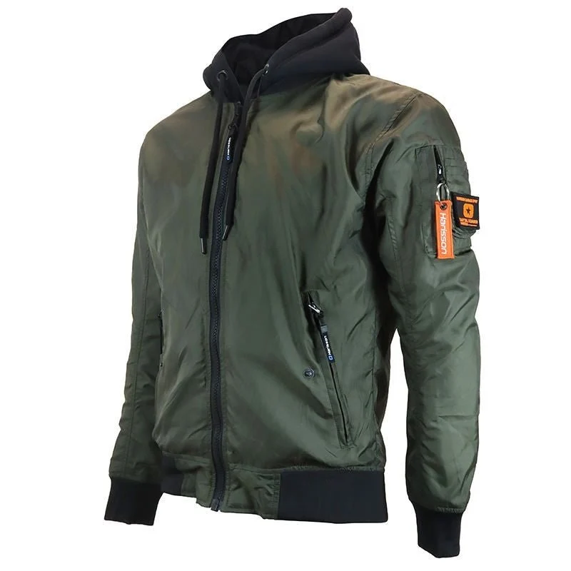 Bombers Moto Maxtex 300d Homme Harisson Maverick Kaki CE