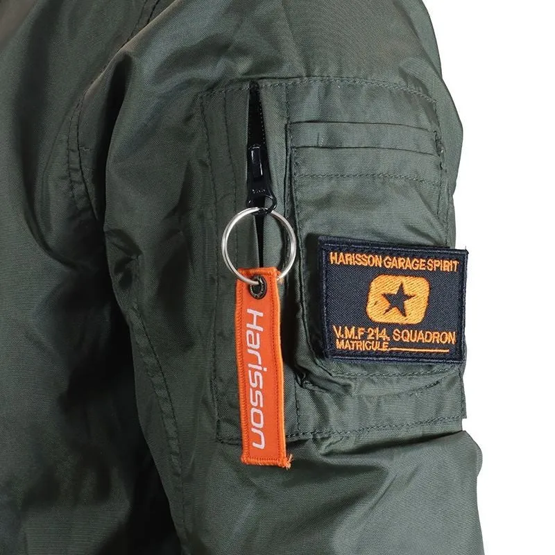 Bombers Moto Maxtex 300d Homme Harisson Maverick Kaki CE