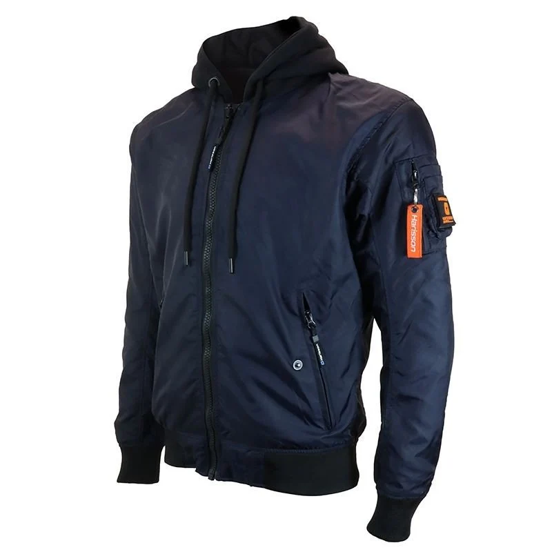 Bombers Moto Maxtex 300d Homme Harisson Maverick Bleu CE