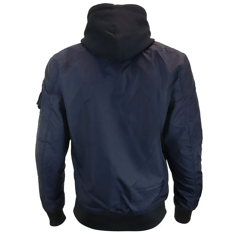 Bombers Moto Maxtex 300d Homme Harisson Maverick Bleu CE