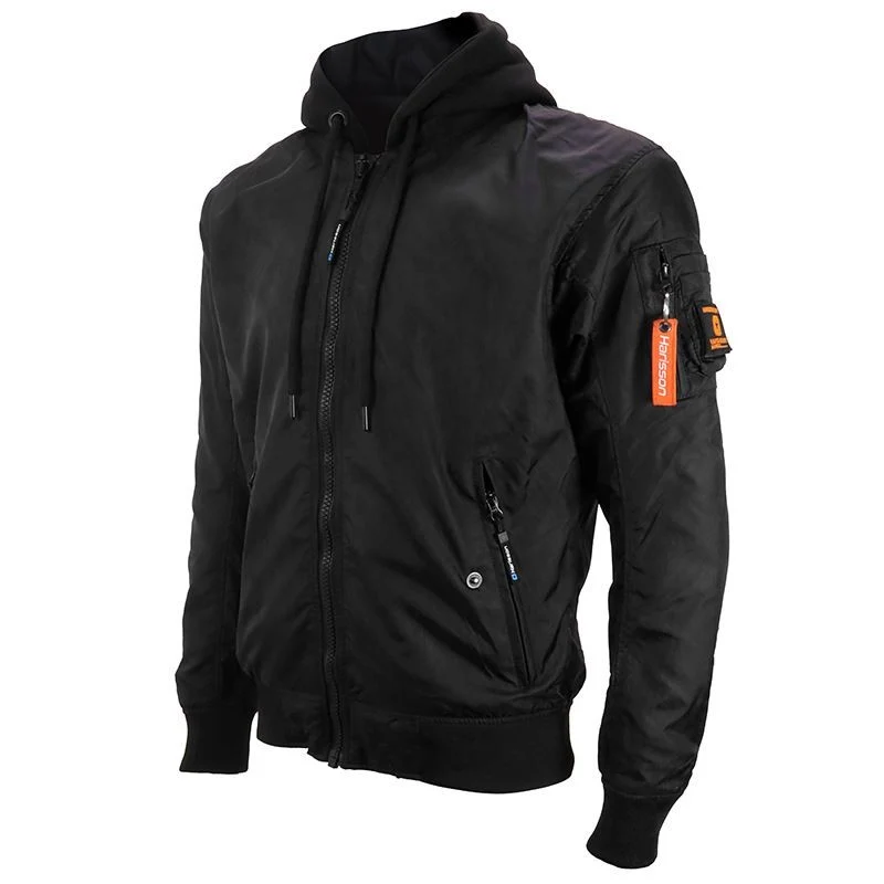 Bombers Maverick - Blouson moto Homologué Noir | CE Niveau A