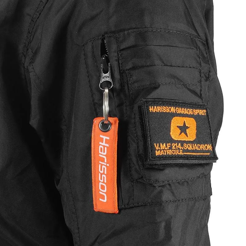Bombers Maverick - Blouson moto Homologué Noir | CE Niveau A