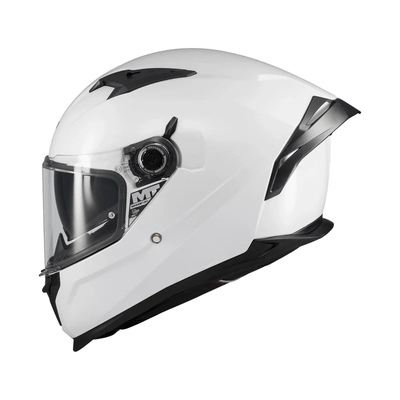 Casque Intégral MT Braker SV Blanc Nacré — Écran Solaire ECE 22.06