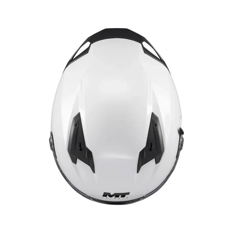 Casque Intégral MT Braker SV Blanc Nacré — Écran Solaire ECE 22.06