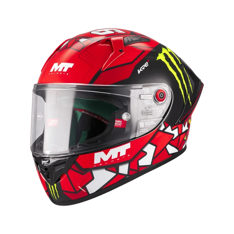 Casque Intégral Composite MT KRE+ S Piqueras — Replica Moto3 Fibre ECE 22.06