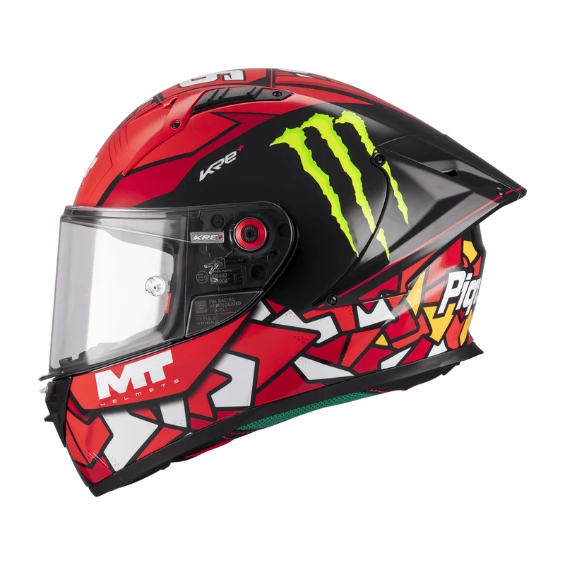 Casque Intégral Composite MT KRE+ S Piqueras — Replica Moto3 Fibre ECE 22.06