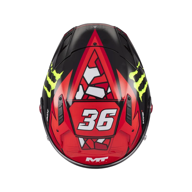Casque Intégral Composite MT KRE+ S Piqueras — Replica Moto3 Fibre ECE 22.06