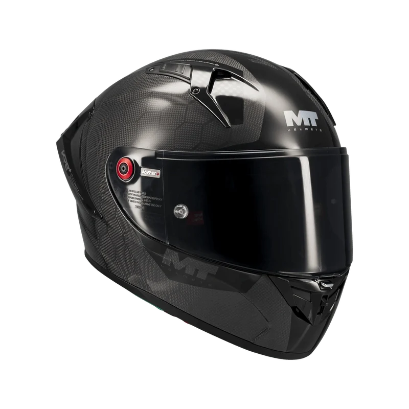 Casque Intégral Composite MT KRE+ S Noir Gloss — Fibre ECE 22.06