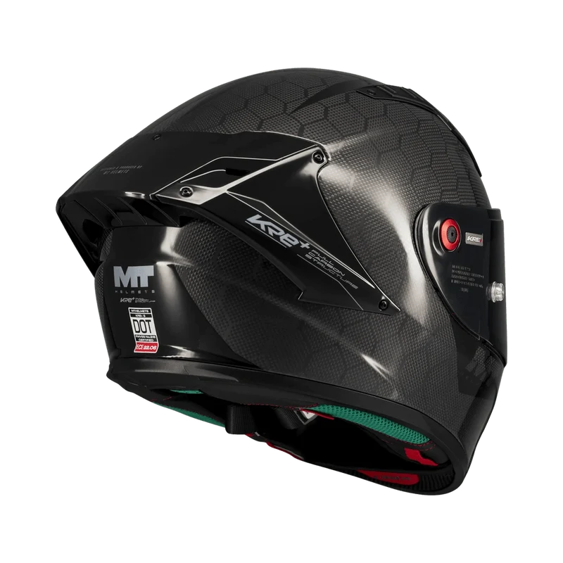 Casque Intégral Composite MT KRE+ S Noir Gloss — Fibre ECE 22.06