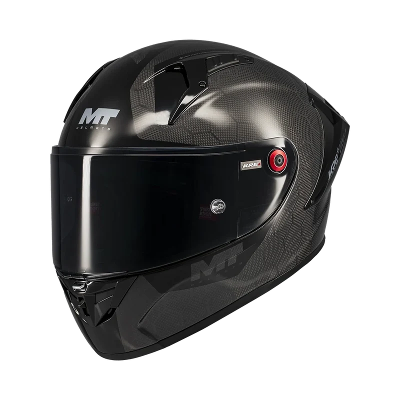 Casque Intégral Composite MT KRE+ S Noir Gloss — Fibre ECE 22.06