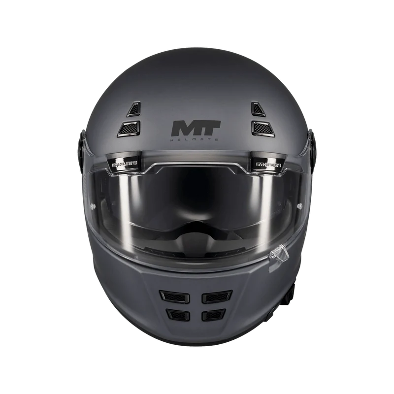 Casque Intégral Rétro MT Jarama SV Gris Mat — Gentleman Racer ECE 22.06
