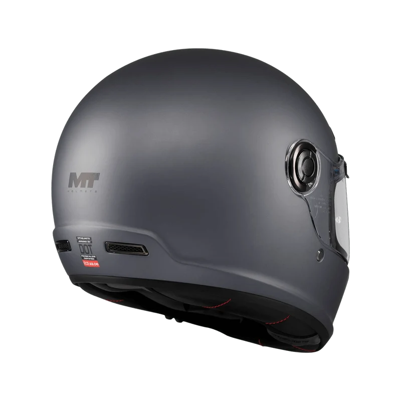 Casque Intégral Rétro MT Jarama SV Gris Mat — Gentleman Racer ECE 22.06