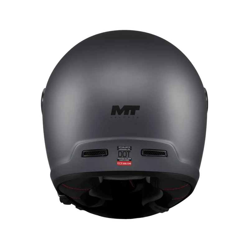 Casque Intégral Rétro MT Jarama SV Gris Mat — Gentleman Racer ECE 22.06