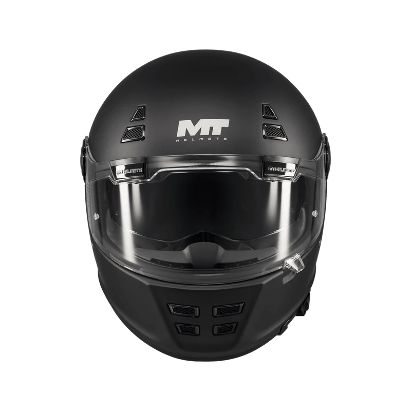 Casque Intégral Rétro MT Jarama SV Noir Mat — Néo-Rétro ECE 22.06