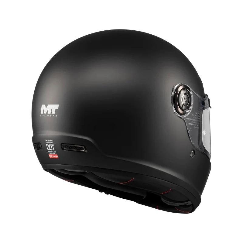 Casque Intégral Rétro MT Jarama SV Noir Mat — Néo-Rétro ECE 22.06