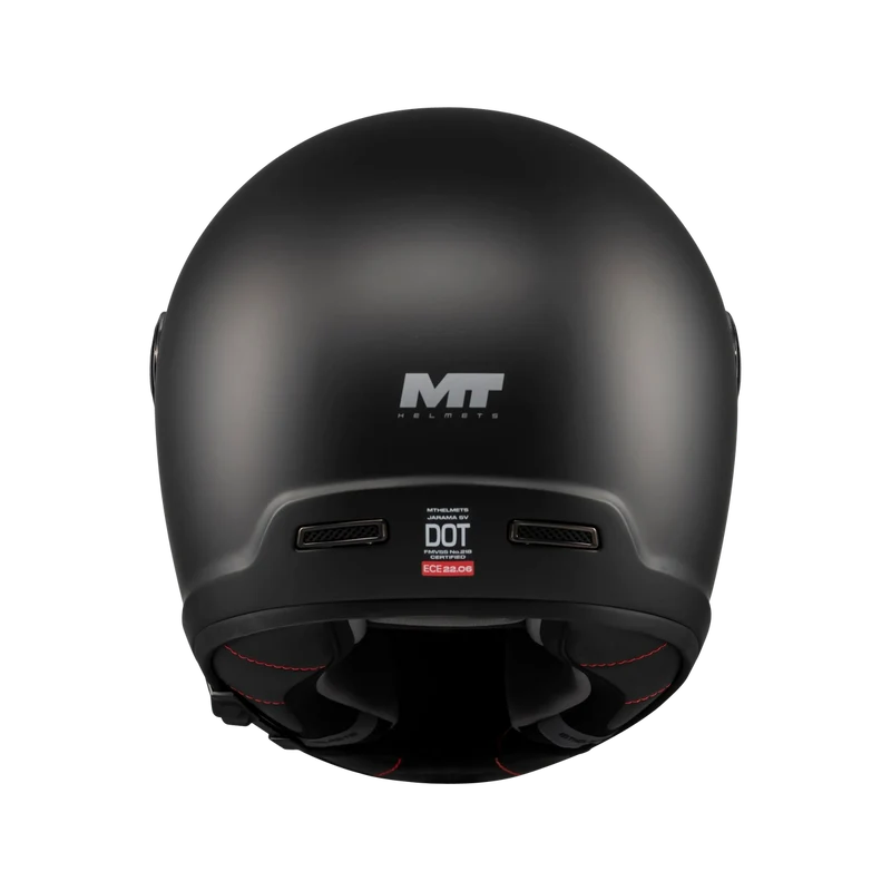 Casque Intégral Rétro MT Jarama SV Noir Mat — Néo-Rétro ECE 22.06