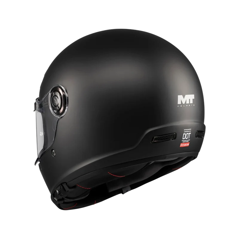 Casque Intégral Rétro MT Jarama SV Noir Mat — Néo-Rétro ECE 22.06