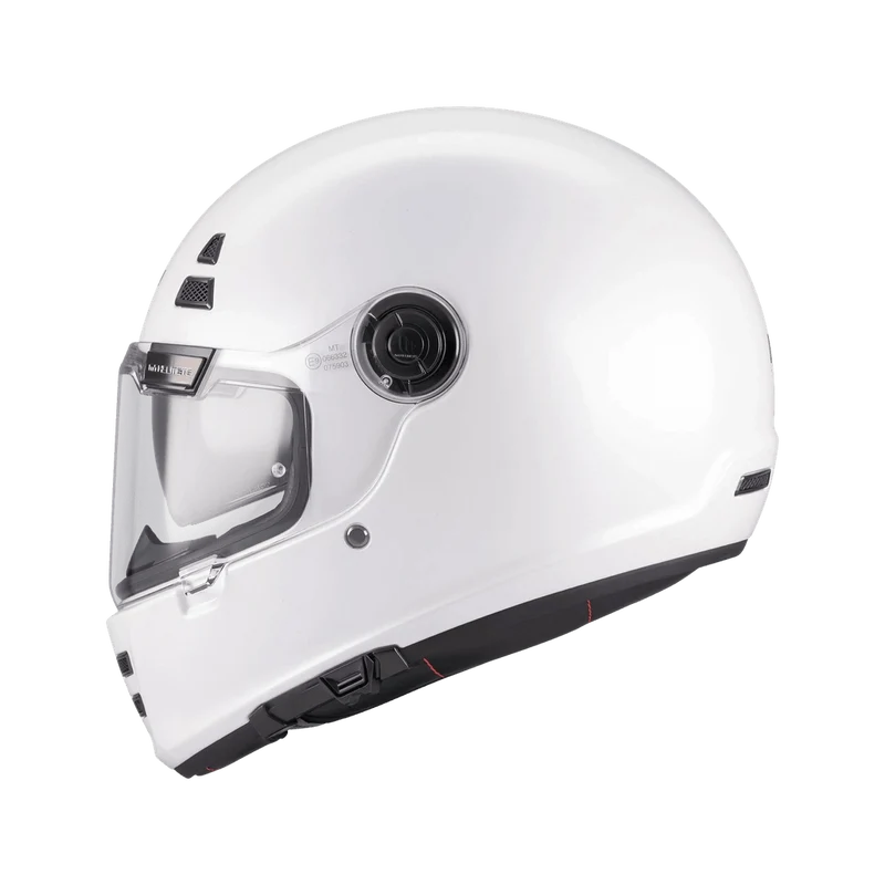Casque Intégral Rétro MT Jarama SV Blanc Nacré — Café Racer ECE 22.06