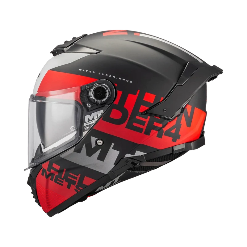 Casque Intégral MT Thunder 4 SV Waves B5 Mat — Écran Solaire ECE 22.06