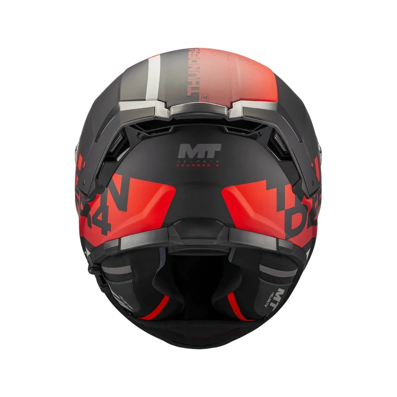 Casque Intégral MT Thunder 4 SV Waves B5 Mat — Écran Solaire ECE 22.06