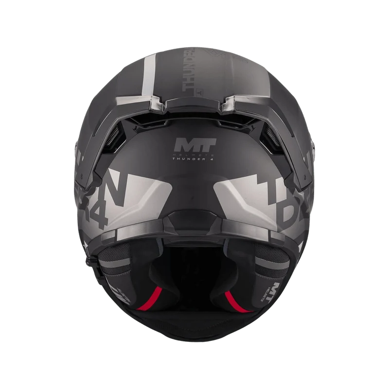Casque Intégral MT Thunder 4 SV Waves Mat Noir/Gris — ECE 22.06
