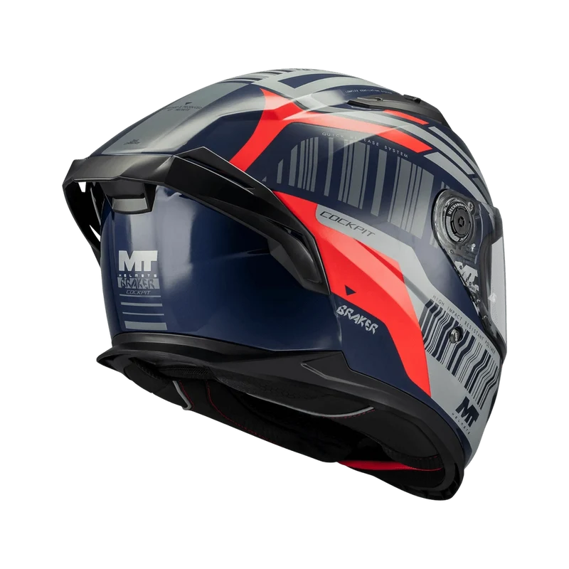 Casque Intégral MT Braker SV Cockpit C5 — Graphisme Technique ECE 22.06