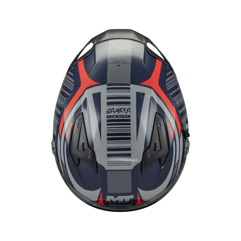 Casque Intégral MT Braker SV Cockpit C5 — Graphisme Technique ECE 22.06
