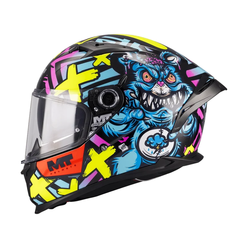 Casque Intégral MT Braker SV Crazy Teddy — Graffiti ECE 22.06