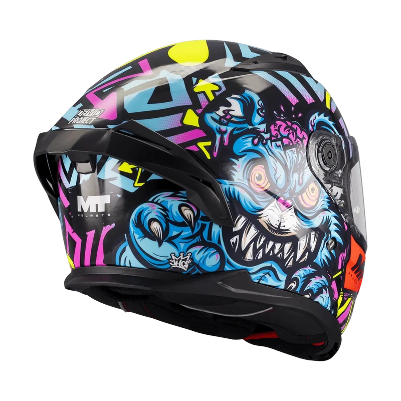 Casque Intégral MT Braker SV Crazy Teddy — Graffiti ECE 22.06