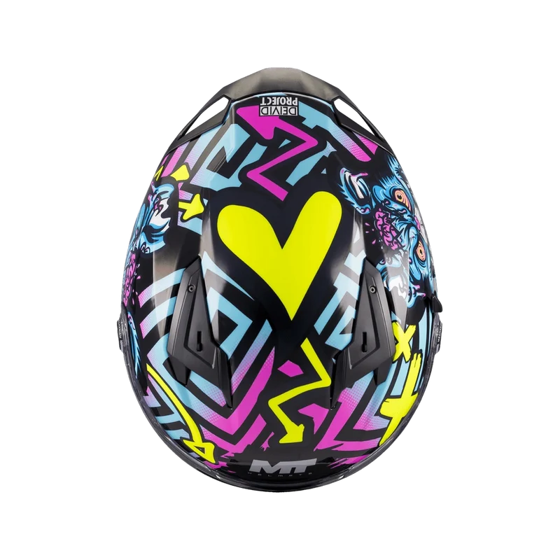 Casque Intégral MT Braker SV Crazy Teddy — Graffiti ECE 22.06
