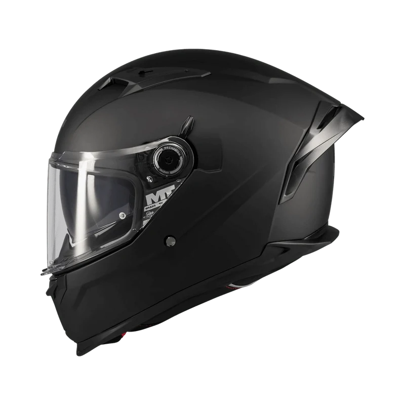 Casque Intégral Moto Noir Mat MT Helmets Braker SV — ECE 22.06 + DOT