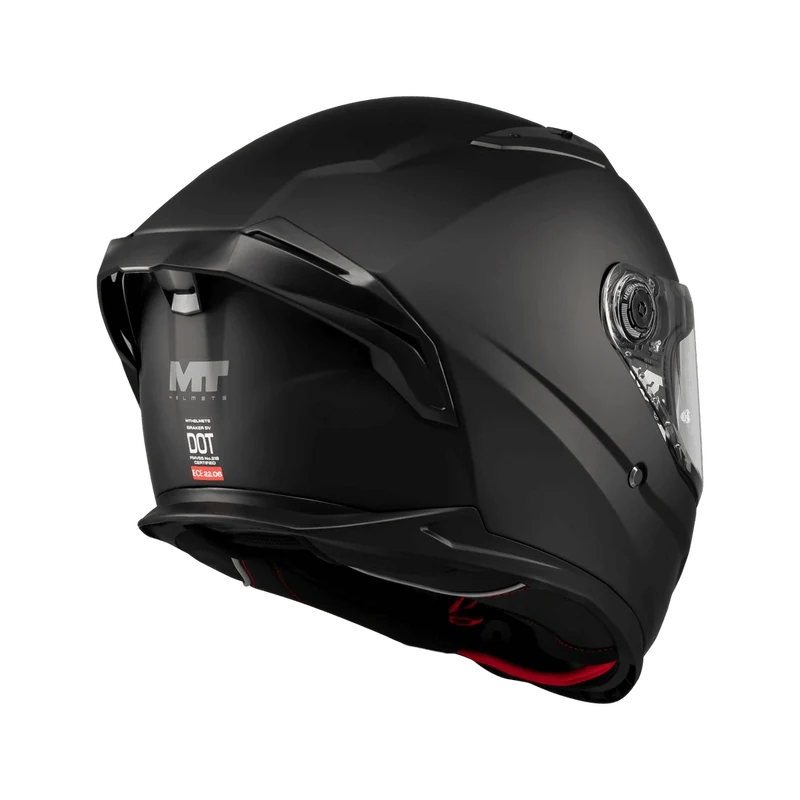 Casque Intégral Moto Noir Mat MT Helmets Braker SV — ECE 22.06 + DOT