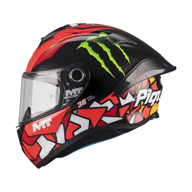 Casque Intégral MT Targo S Piqueras — Replica Moto3 ECE 22.06