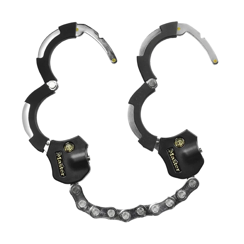 Antivol Velo / Trottinette A Menotte Masterlock Street Cuff L55 Cm - Livre Avec 4 Cles - Niveau Securite 9 - Homologue Fub 1 Etoile