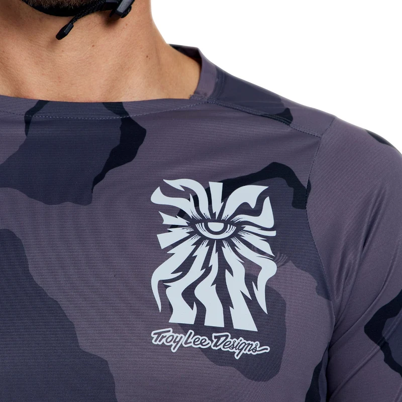 Skyline Pro LS Jersey Flow Camo Carbon