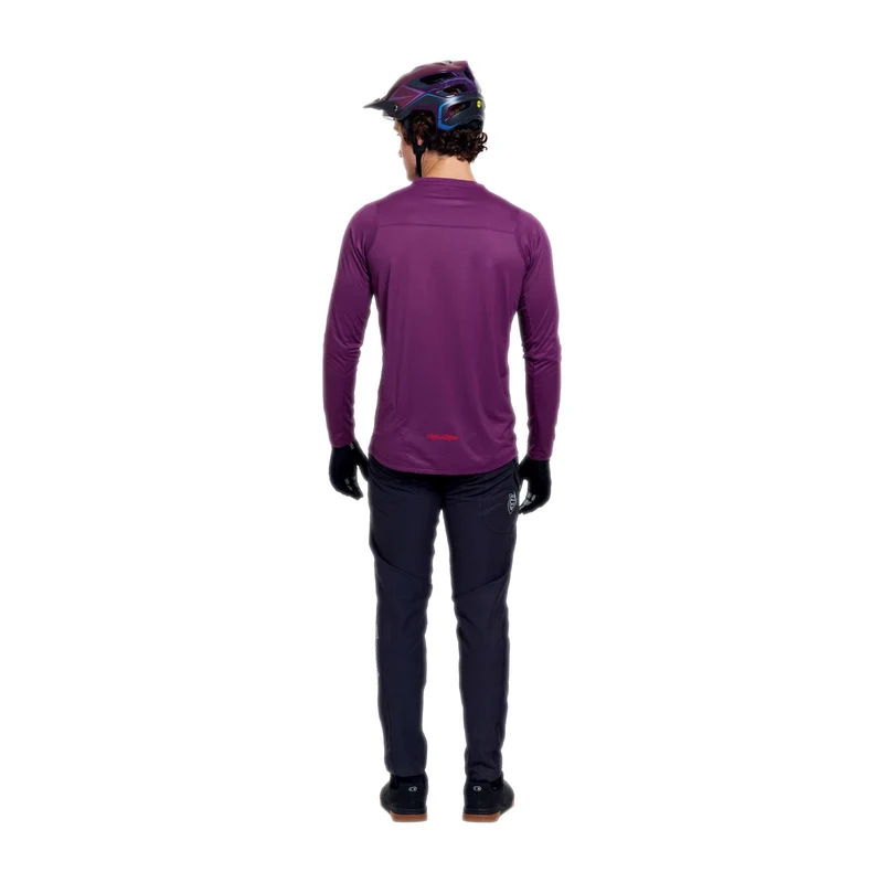 Skyline Pro LS Jersey Mono Sangria