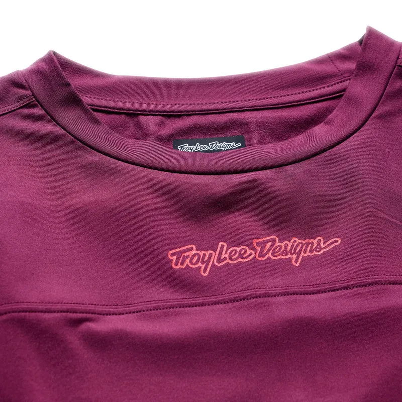 Ruckus Ride 3/4 Tee Mono Sangria