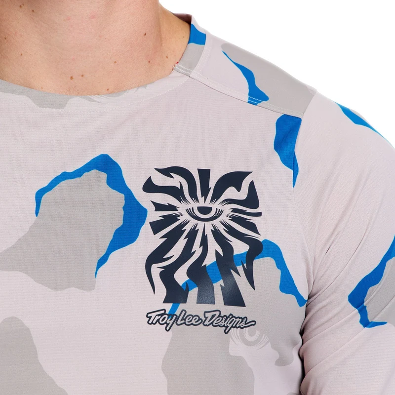 Skyline Pro LS Jersey Flow Camo Pumice