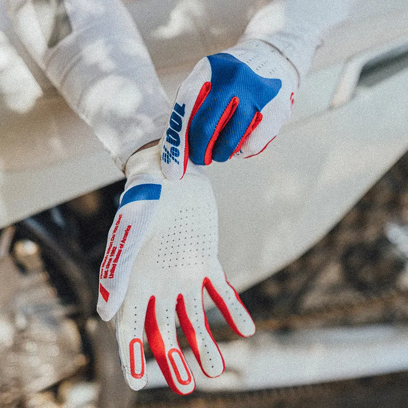 ITRACK Gloves Red/White/Blue