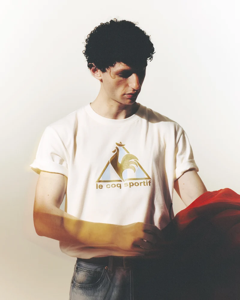 T-shirt relax Le Coq Sportif x Maradona en jersey de coton