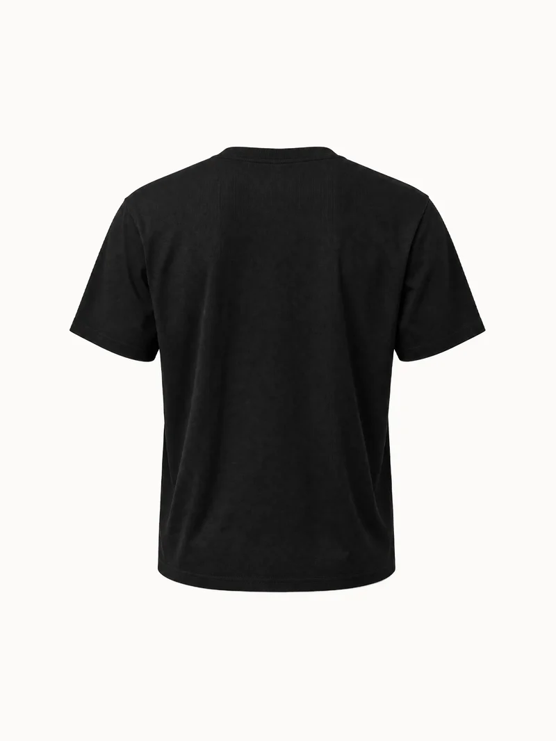 T-shirt relax en jersey de coton