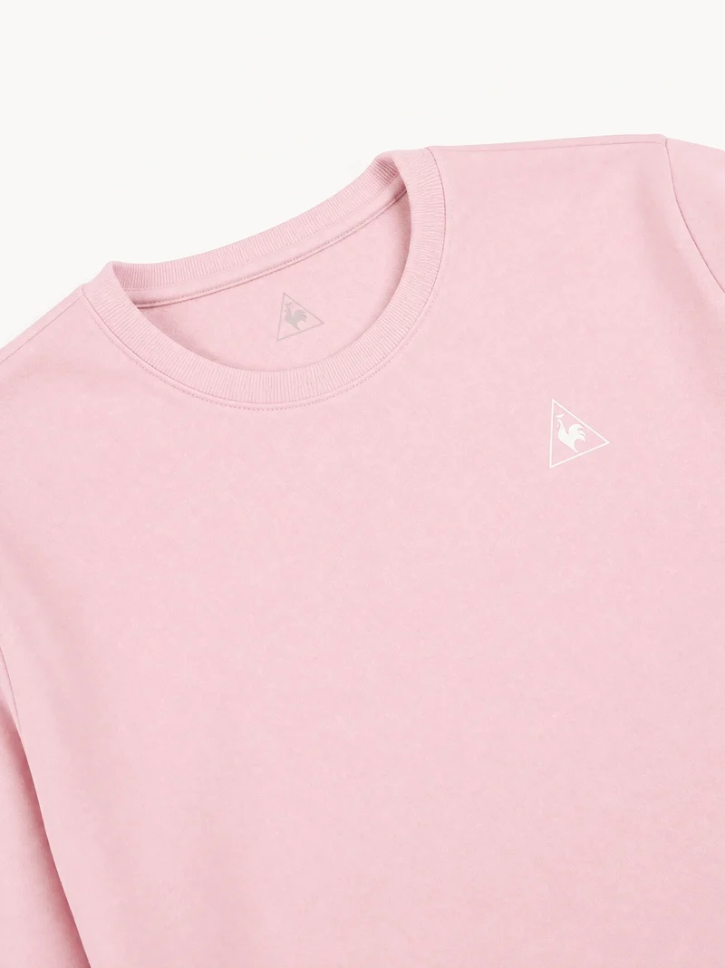 Sweat col rond relax en double face