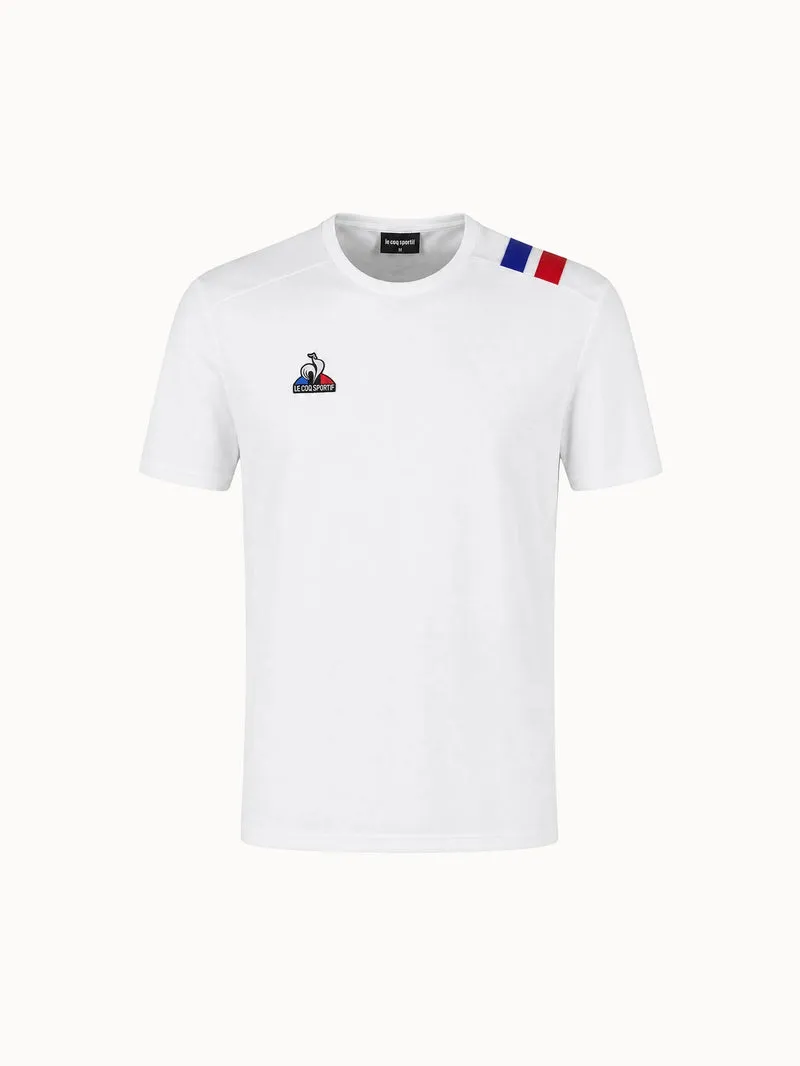 T-shirt avec détails tricolores